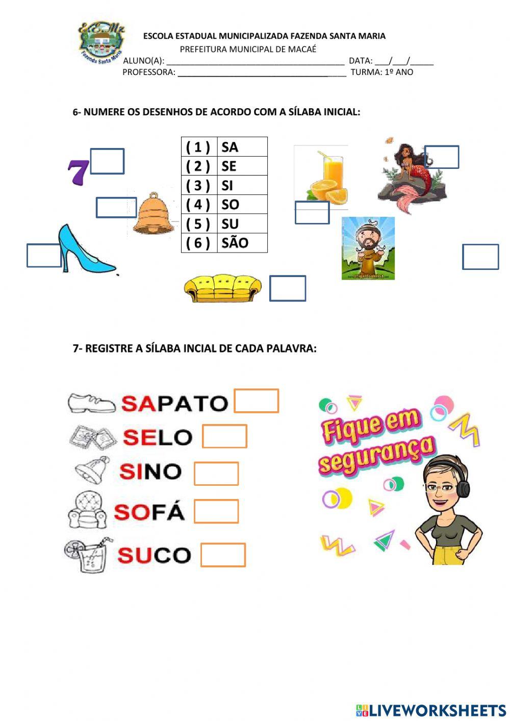 O rabo do gato atividades