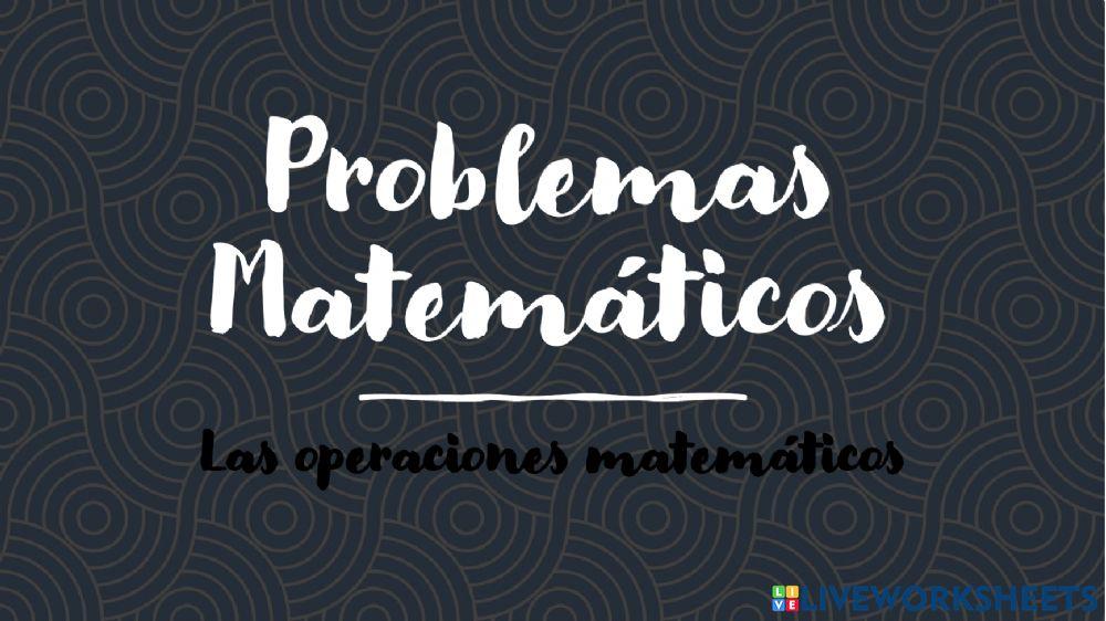 Operaciones matematicas