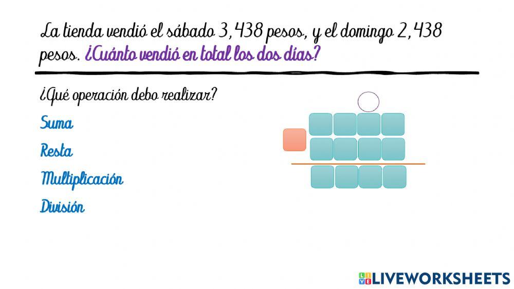 Operaciones matematicas