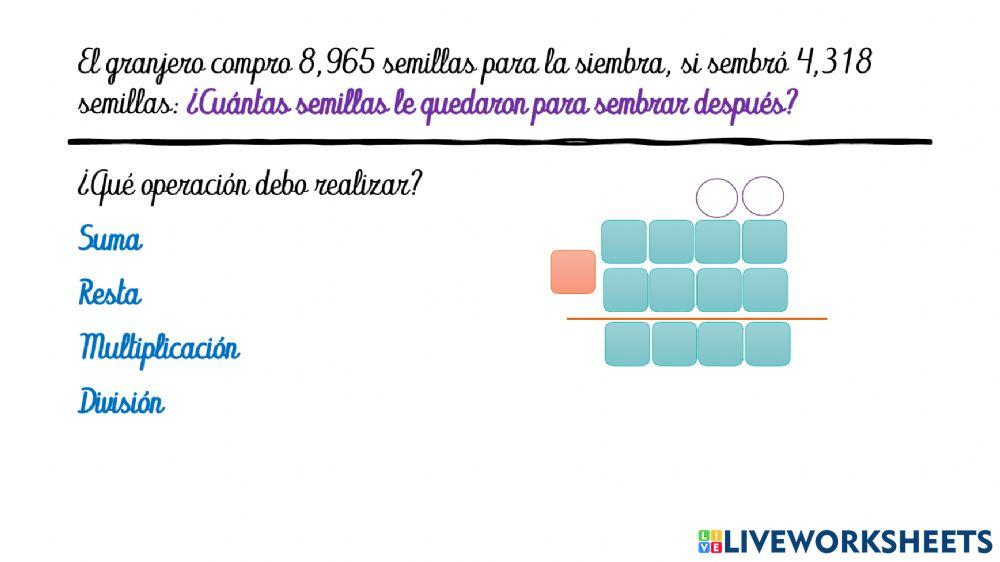 Operaciones matematicas