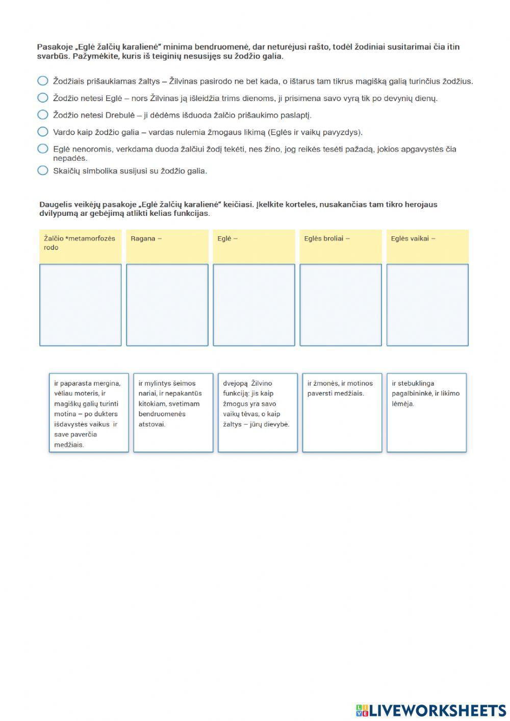 Eglė žalčių karalienė