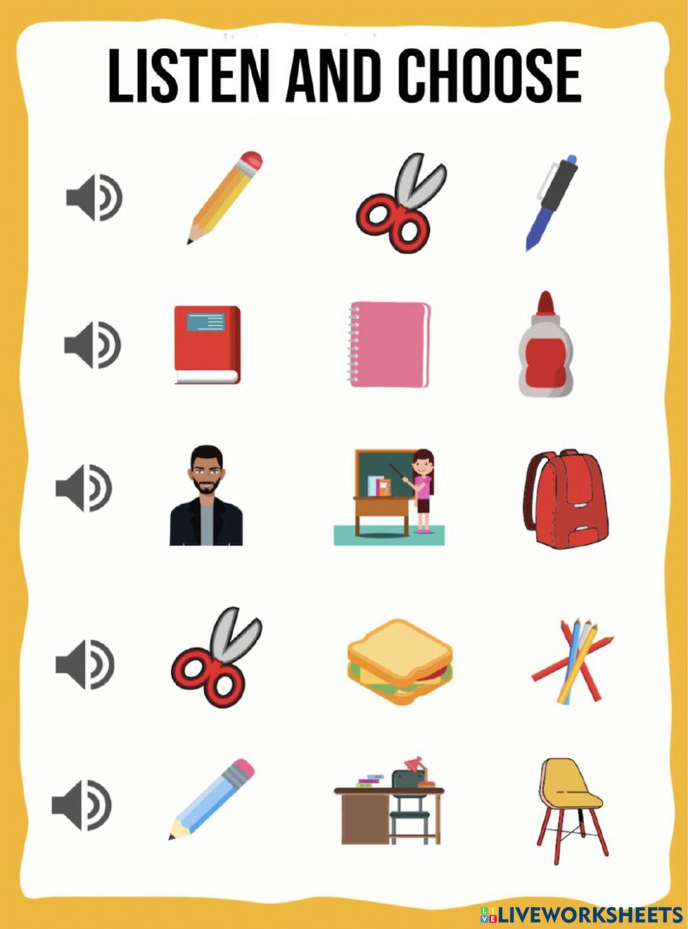 What's in my Schoolbag?