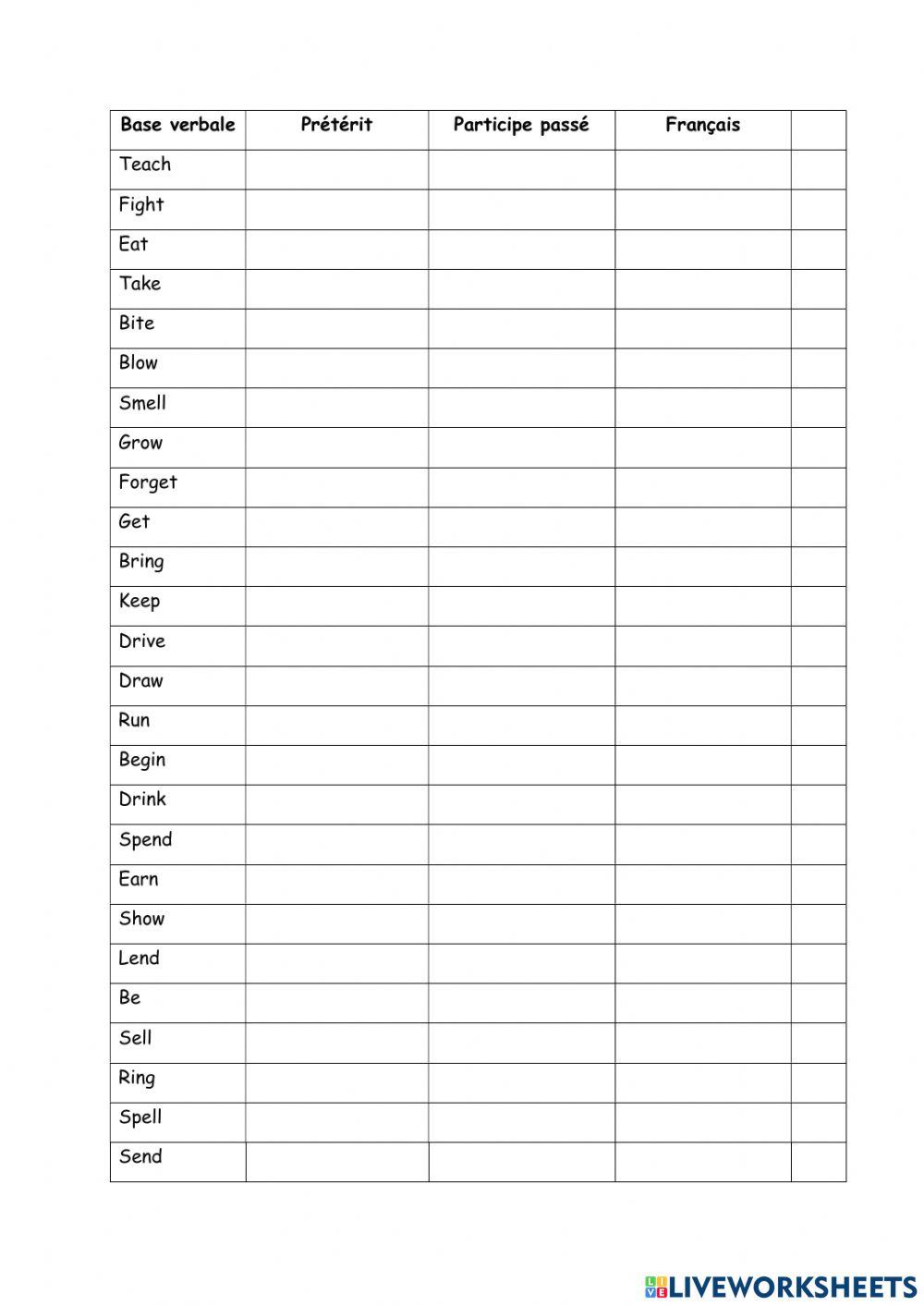 4-3 verbes 5 -  PAP - 1