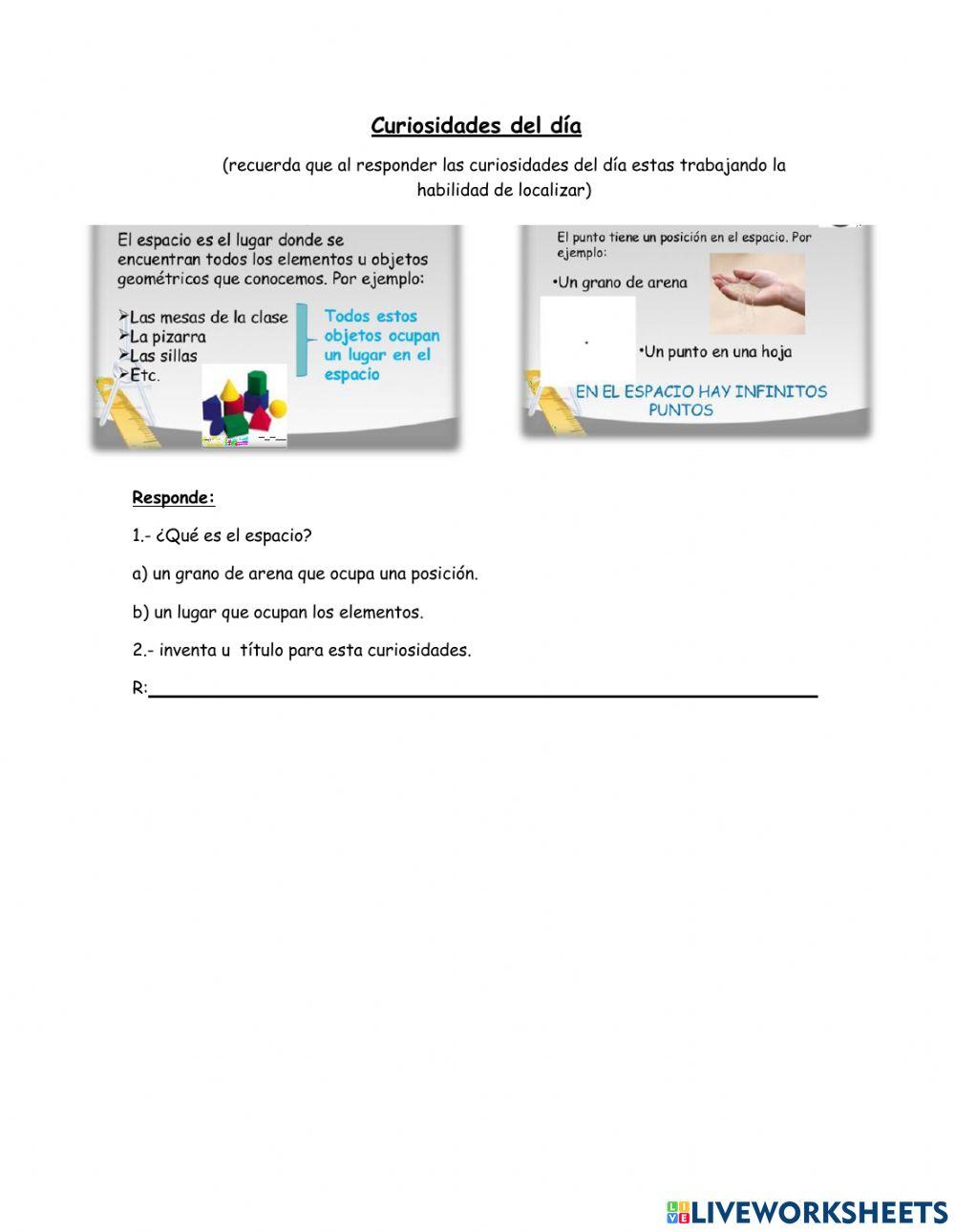 Figuras geométricas 2d y 3d