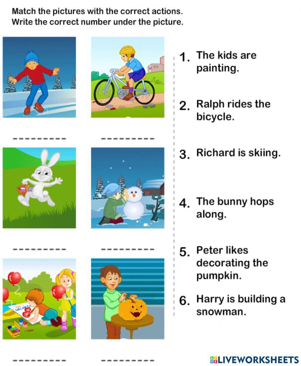 Match the verbs with the words. Задания Actions for Kids. Глаголы движения на английском Worksheet. Actions Worksheets. Задания по английскому языку глаголы движения.