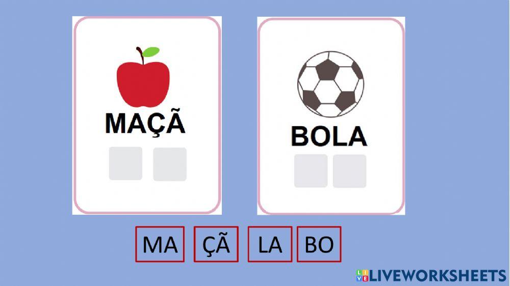 Separação de sílabas