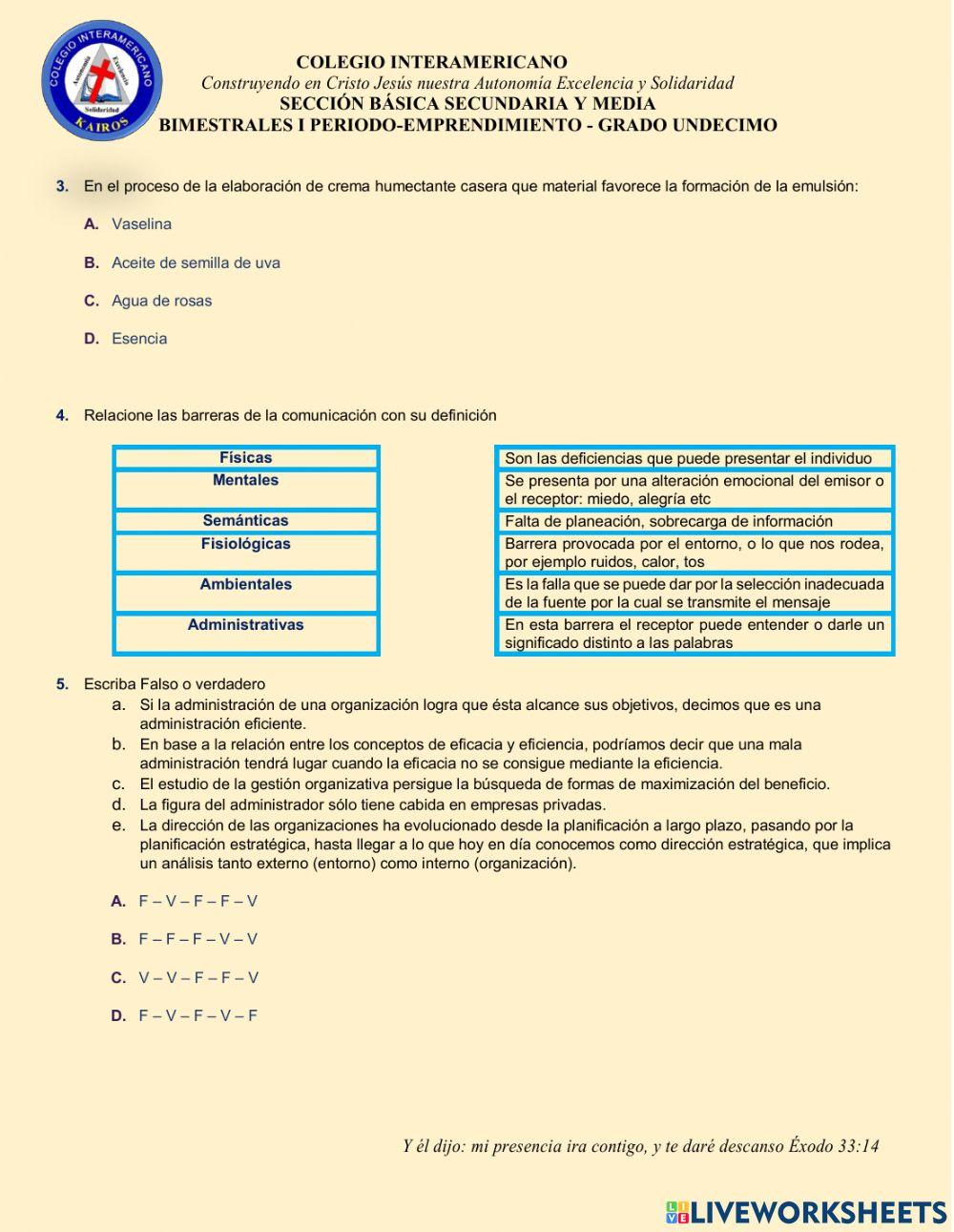 Bimestral emprendimiento
