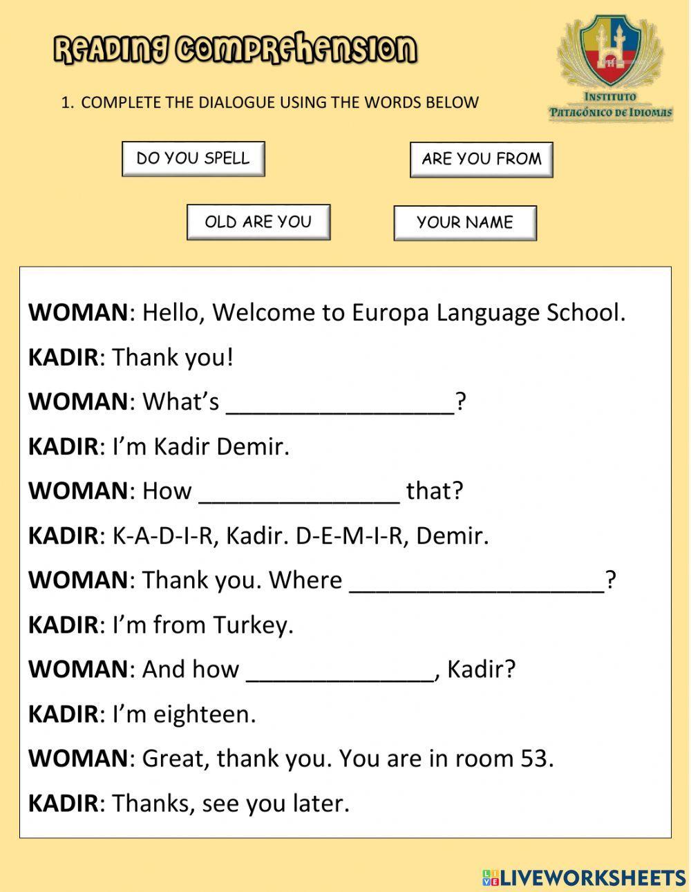 Personal information