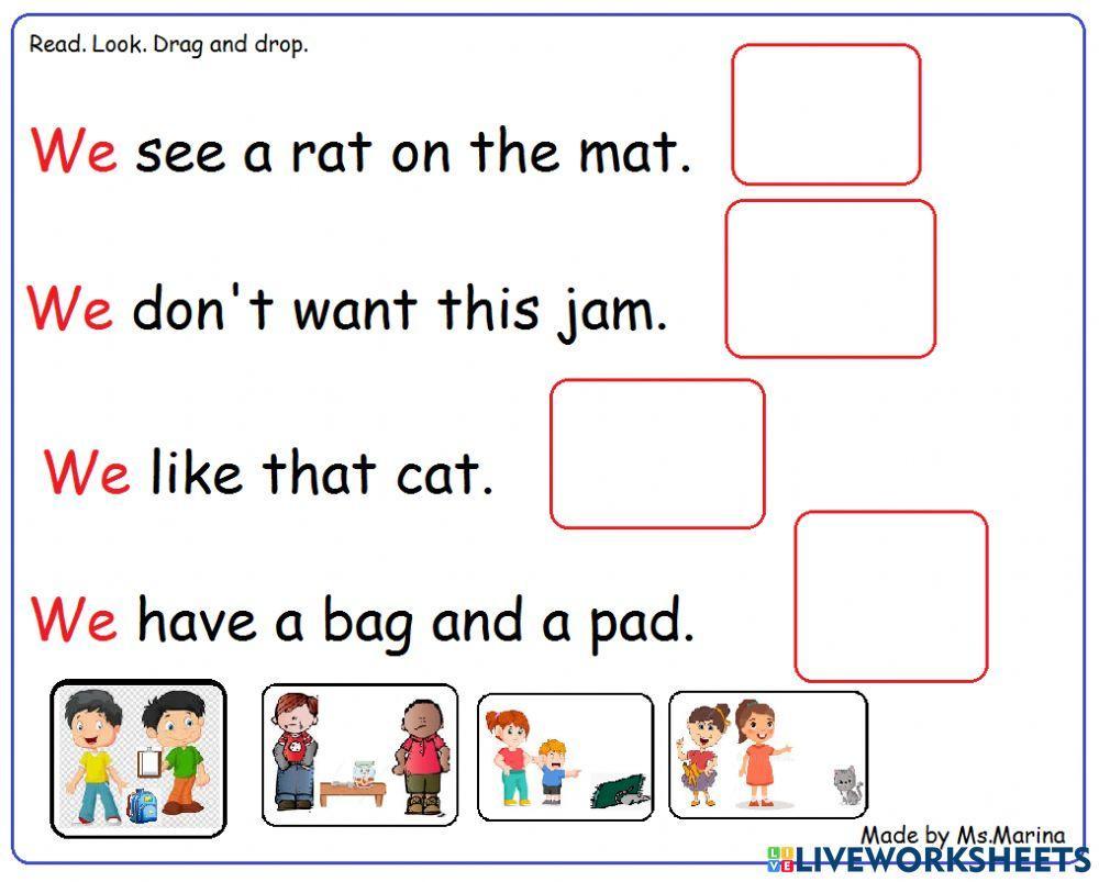 Sight wordwe worksheet Live Worksheets