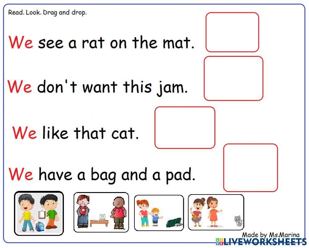 Sight word:we