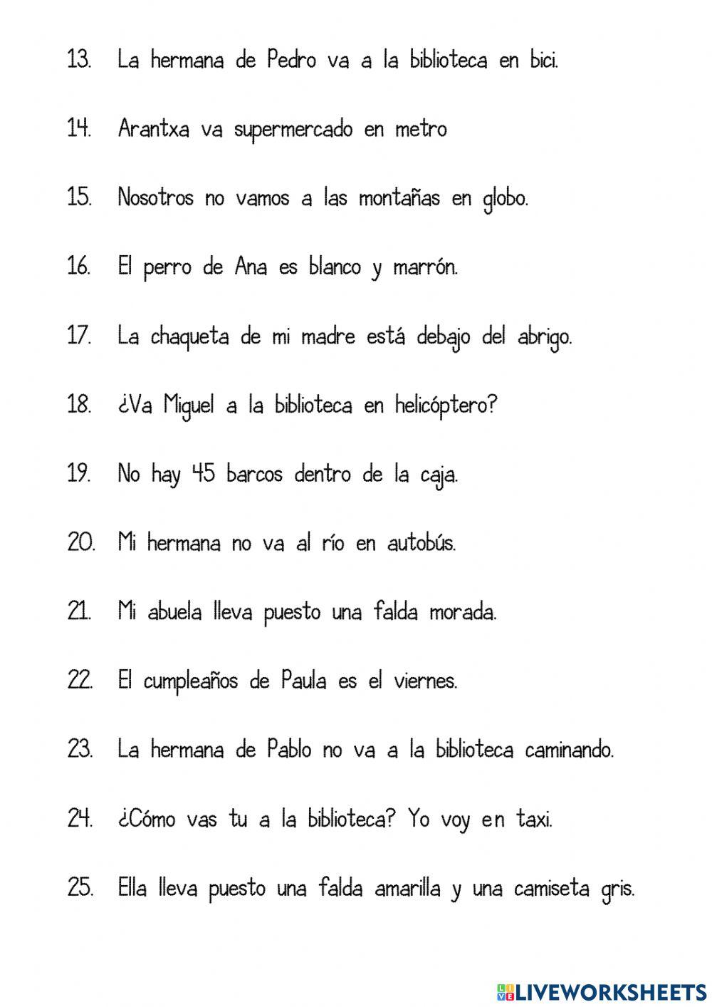 There is - there are - present simple - present continuo- main of transport