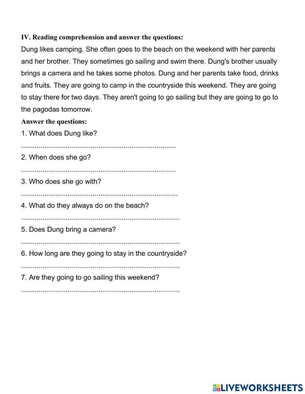 Unit 13 : activities and seasons