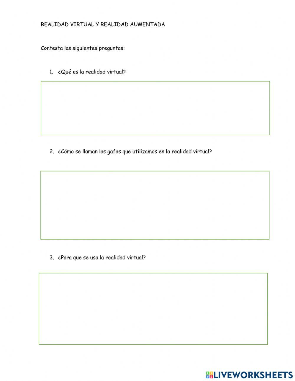 Realidad virtual y aumentada