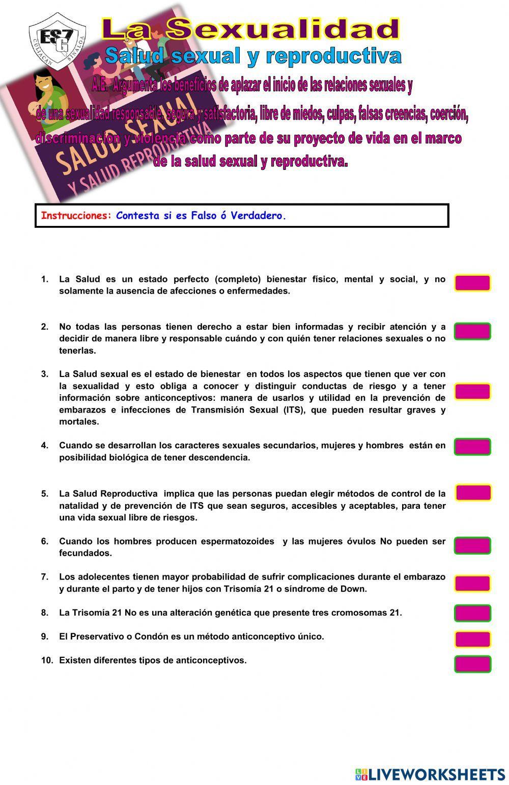 Salud Sexual y Reproductiva