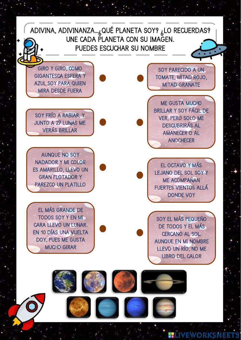 El universo. los planetas
