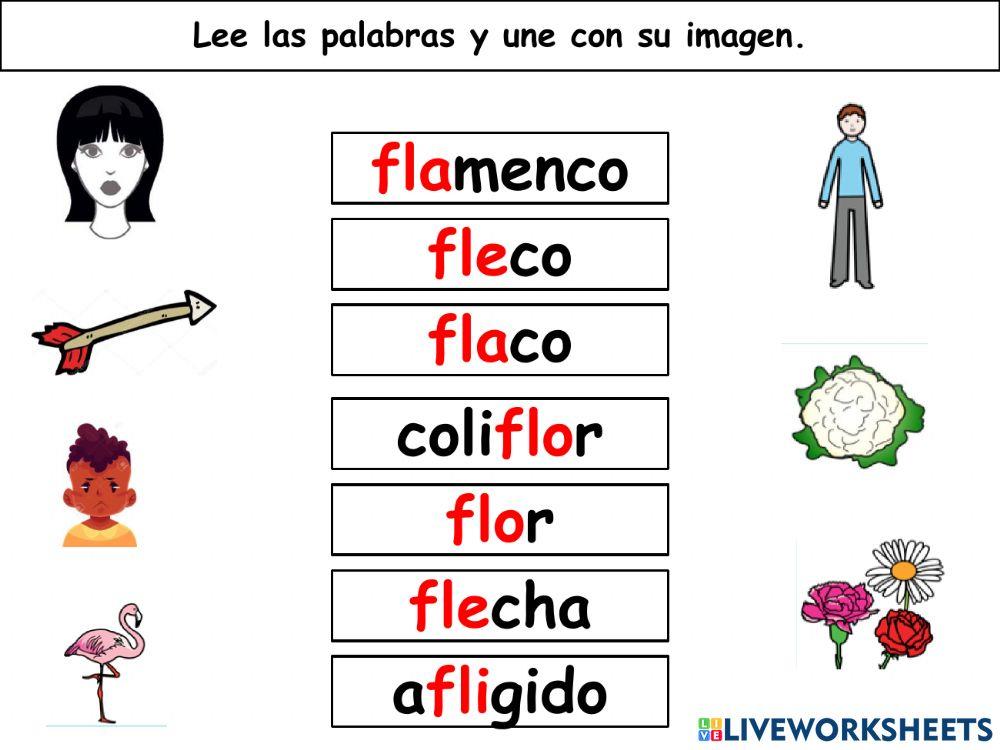 Discriminación fonológica (Sílaba fl)