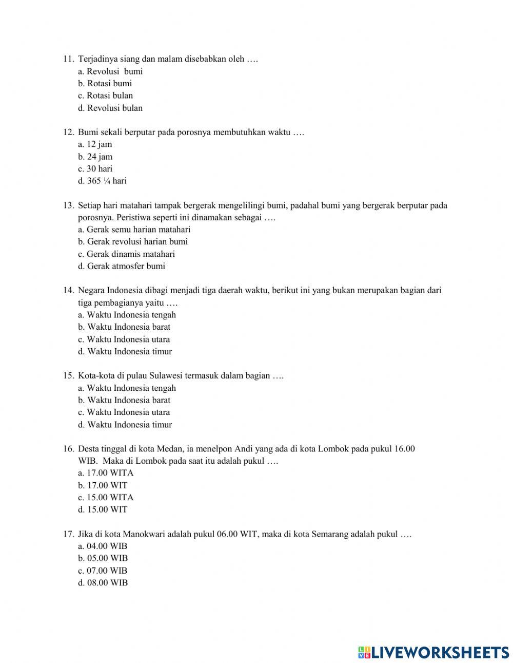 ILA - Tema 8  Kelas 6