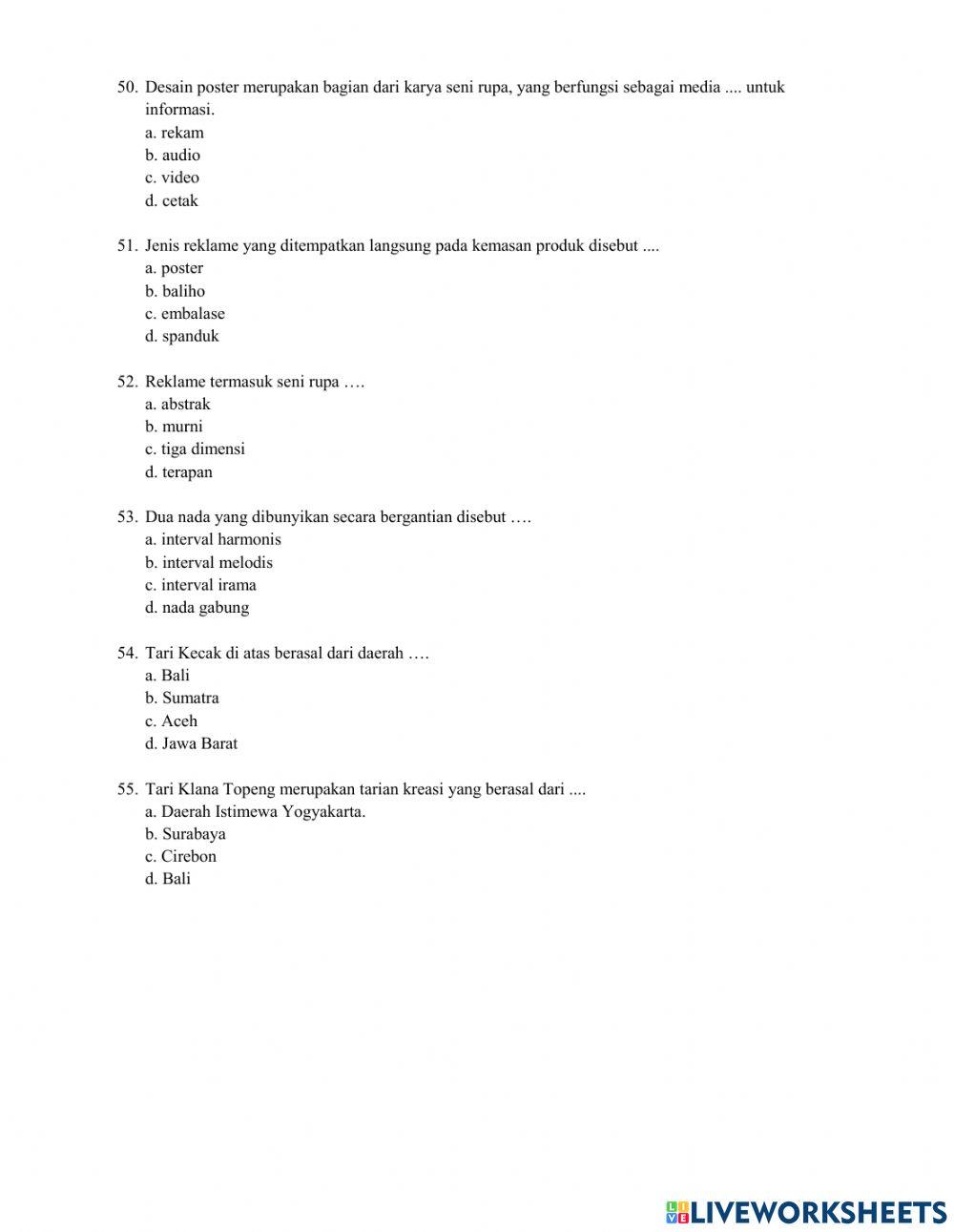 ILA - Tema 8  Kelas 6