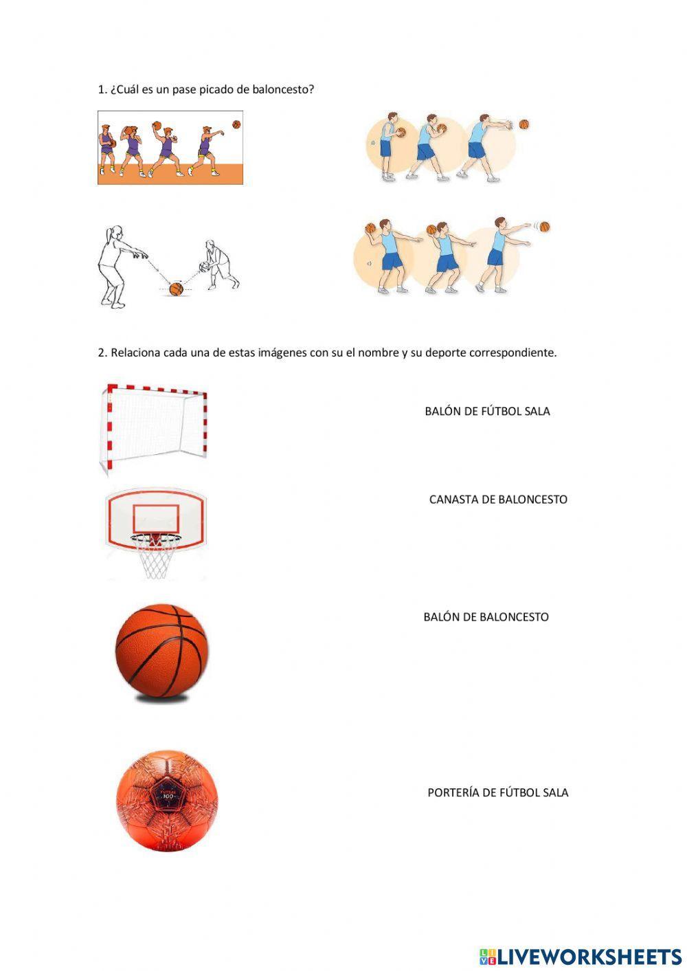 Fútbol Sala y Baloncesto