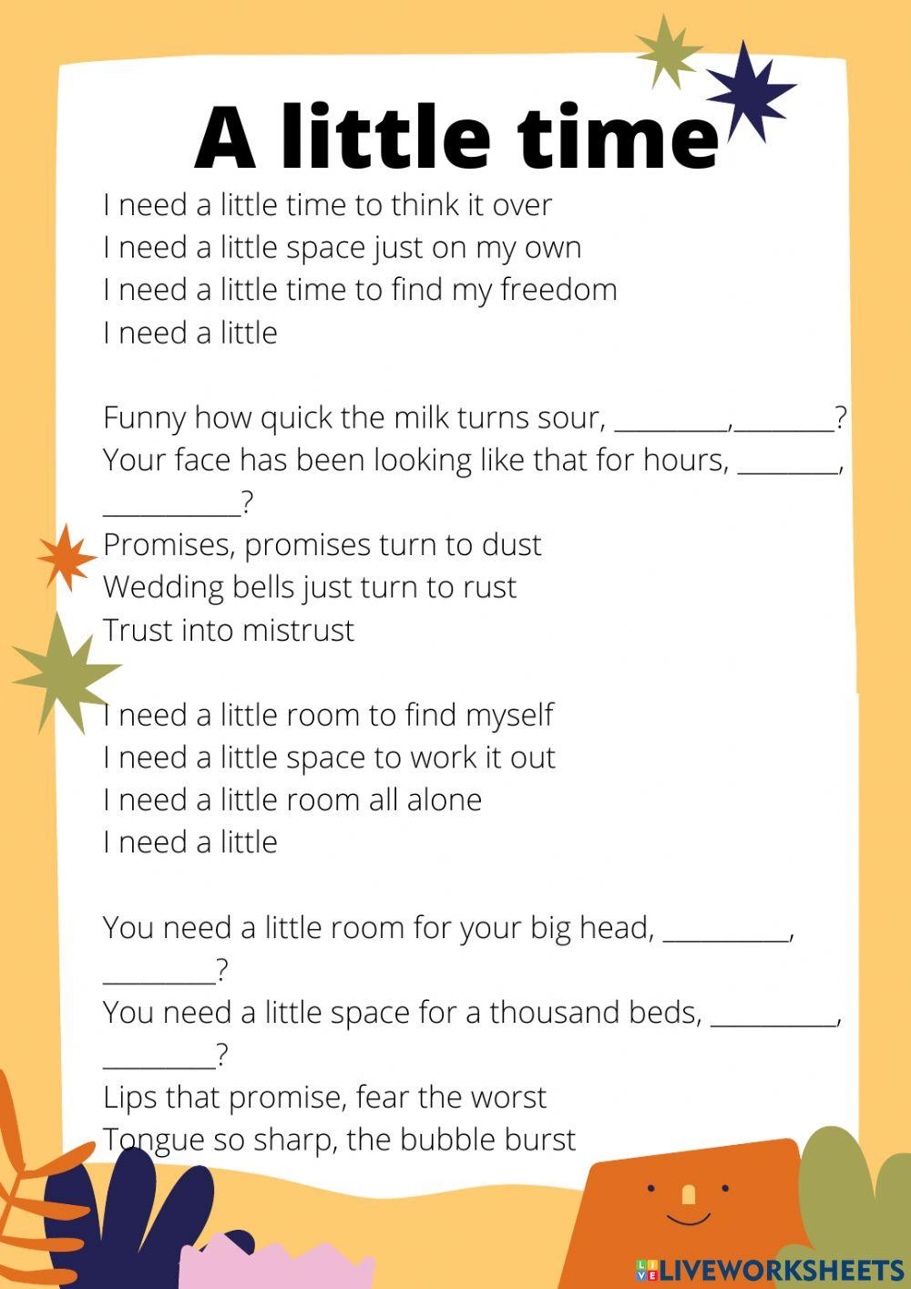 Beautful South - A little time