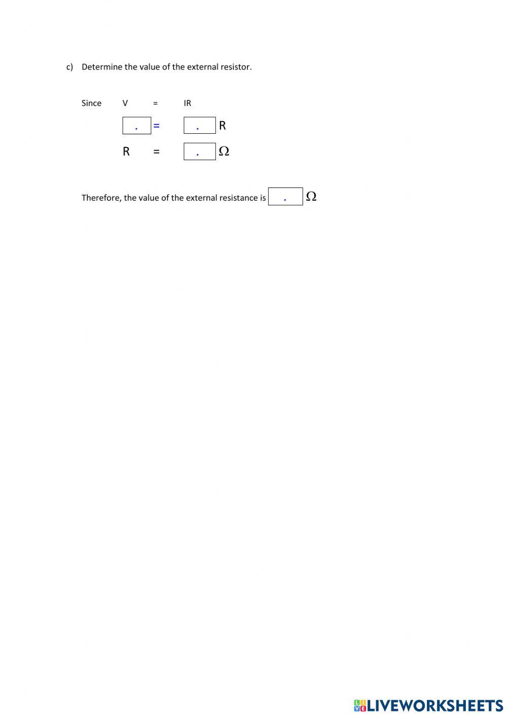 3.3 Electromotive force & internal resistance