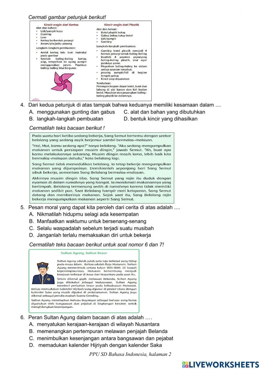 PPU Bahasa Indonesia