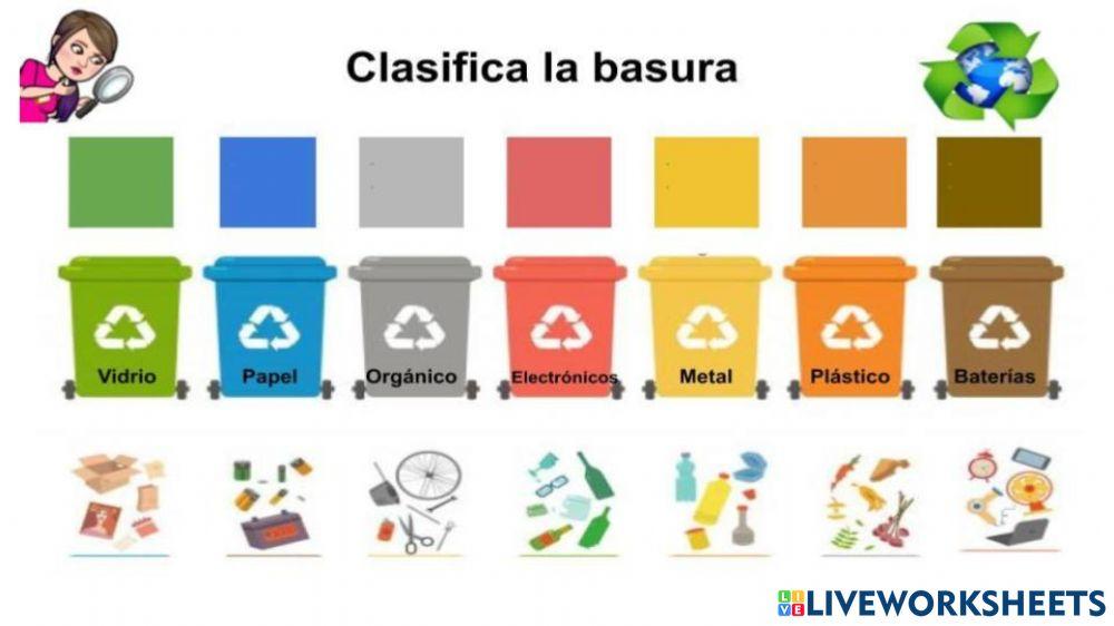 Clasifica la basura