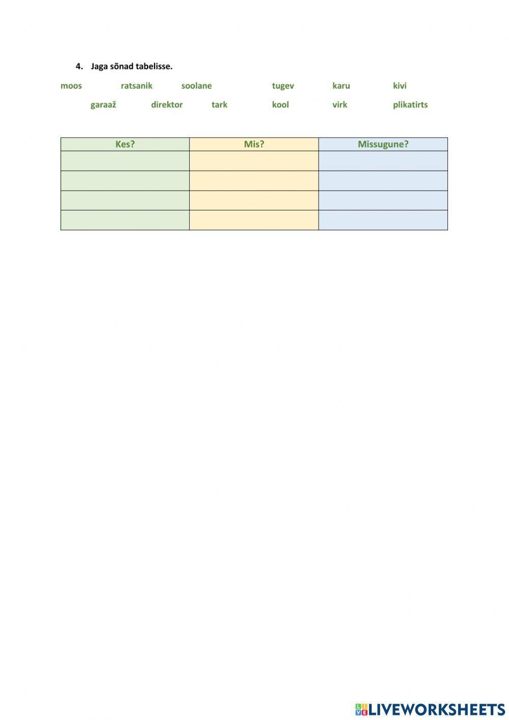 Missugune? Tegusõna pöörded