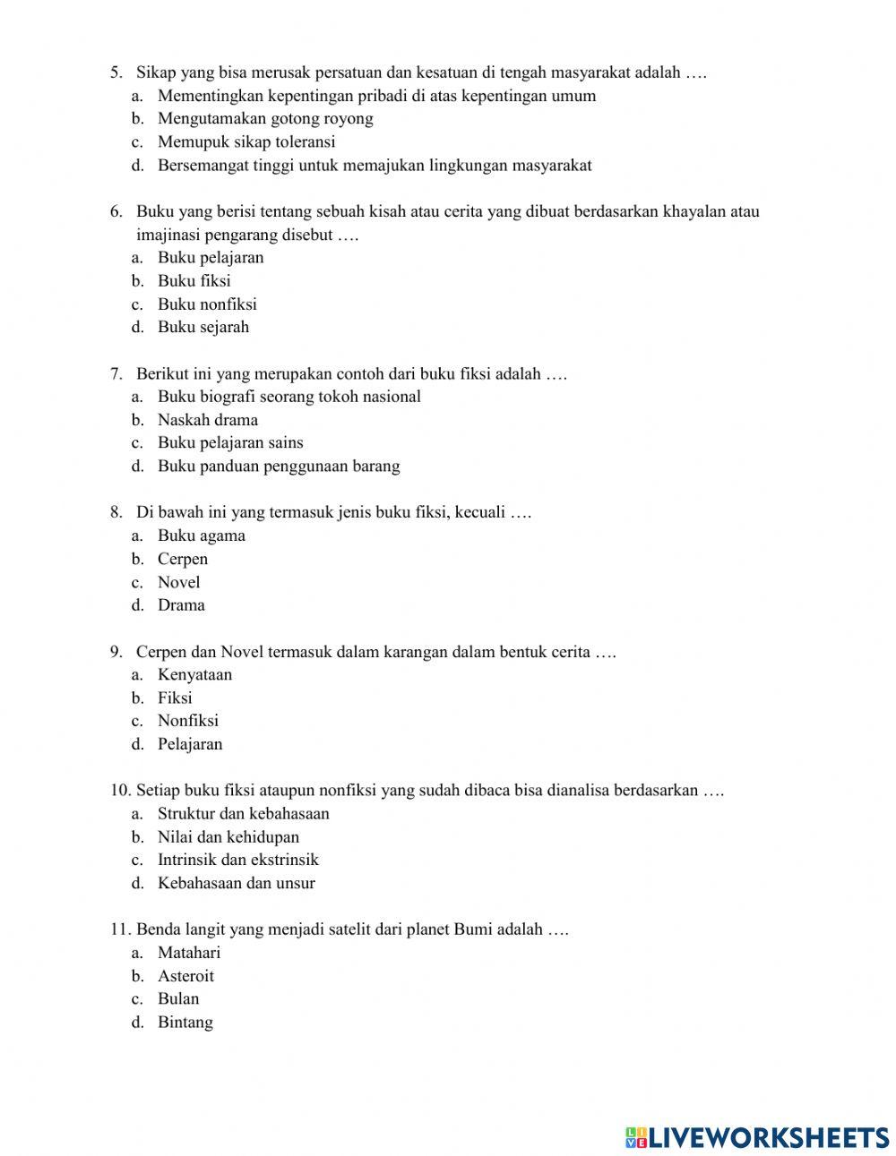 ILA - tema 9 kelas 6