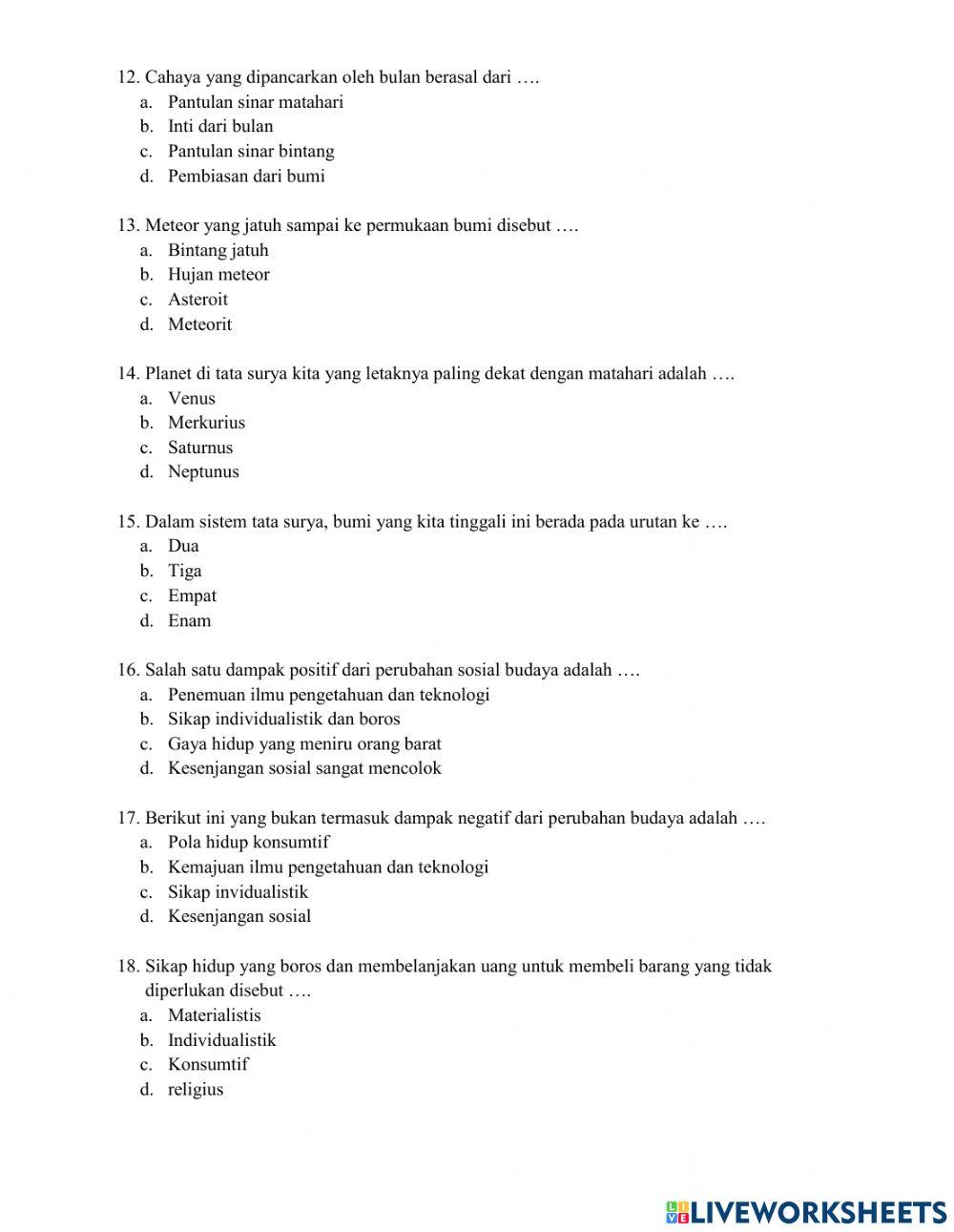 ILA - tema 9 kelas 6