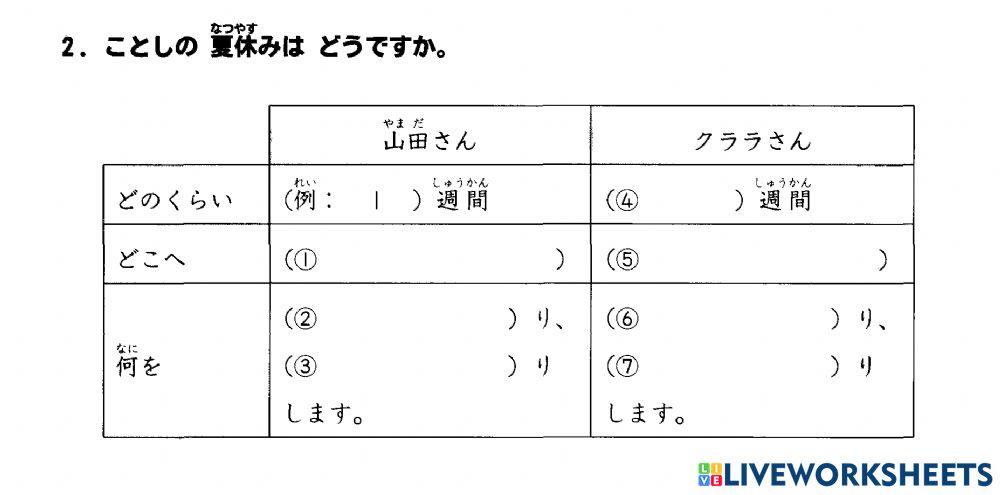 初級二l.19 聴解2