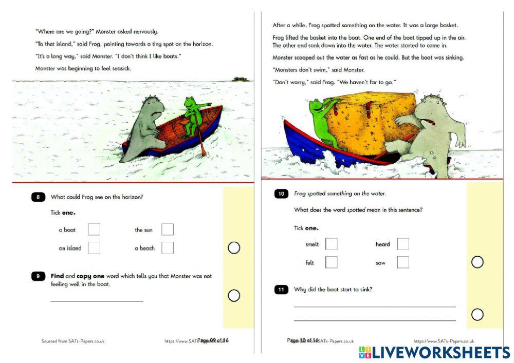 KS1 SATS 2016 SAMPLE Reading Paper 1