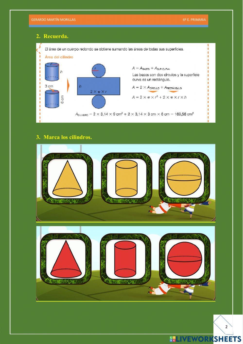Geometría. Ficha 18.
