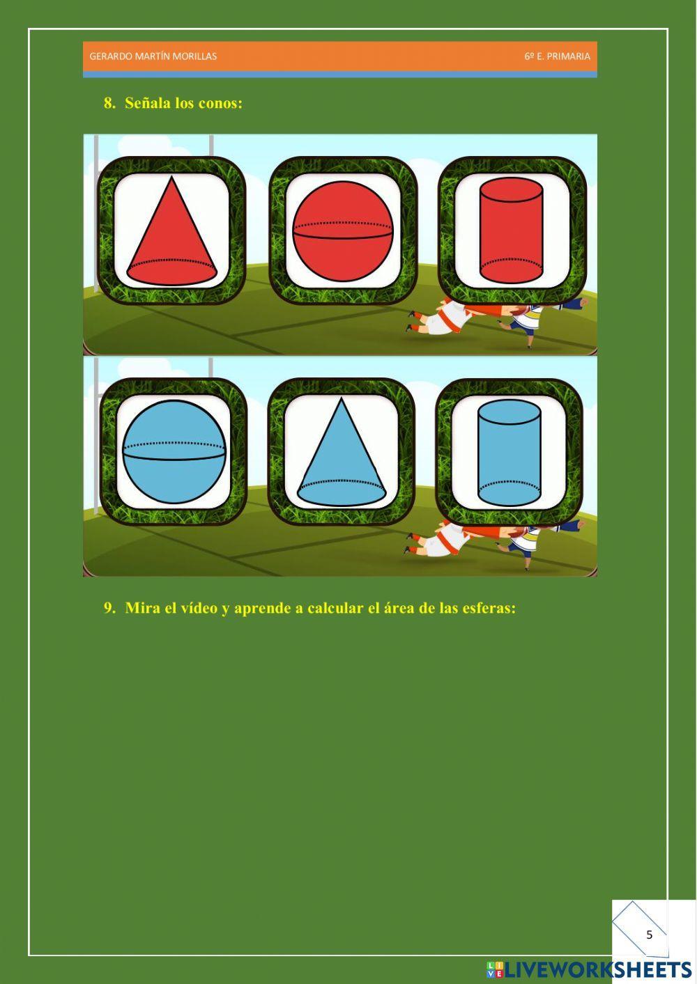 Geometría. Ficha 18.