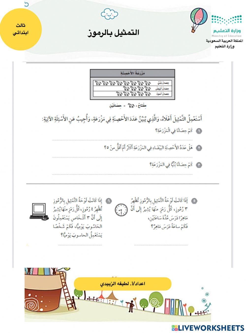 التمثيل بالرموز