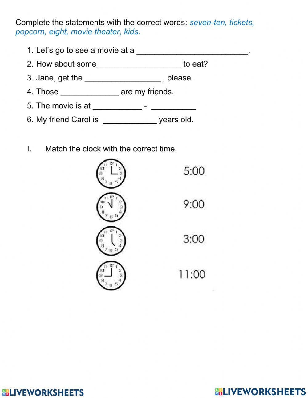 VOCABULARY L3, FIRST GRADE