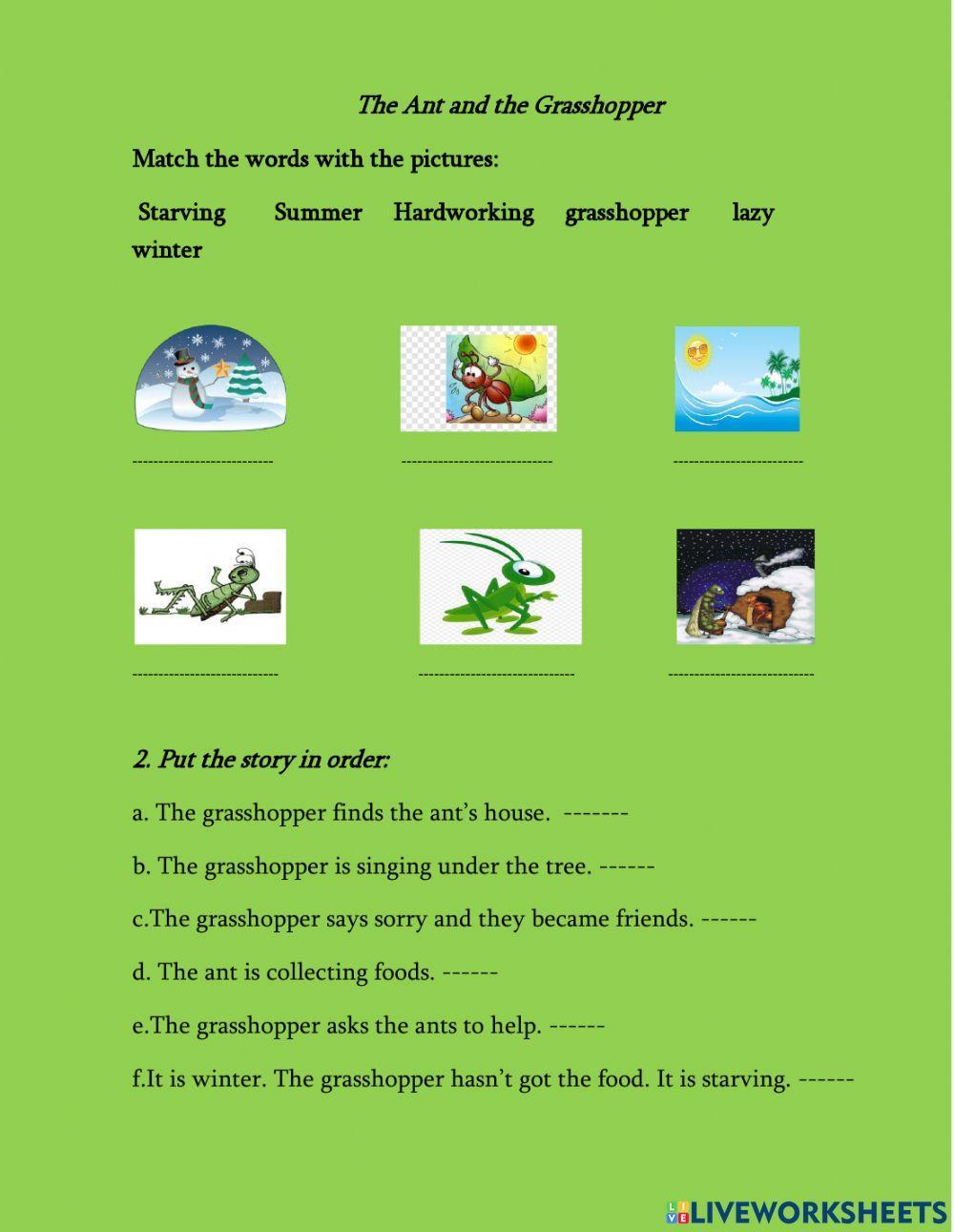 The Ant and the Grasshopper