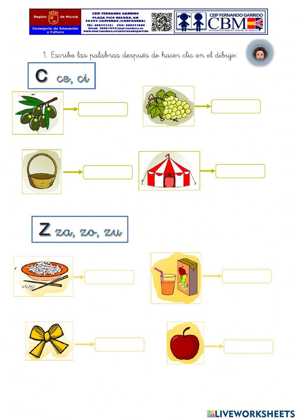 Discriminación Auditiva (C y Z)