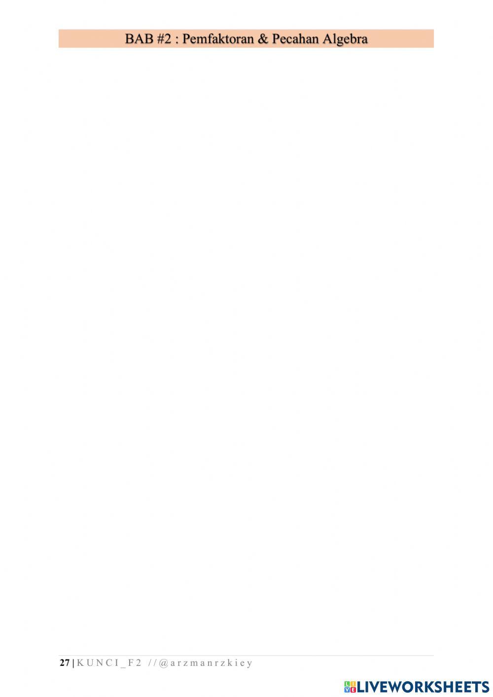 Latih Tubi Bab 2 Bahagian A