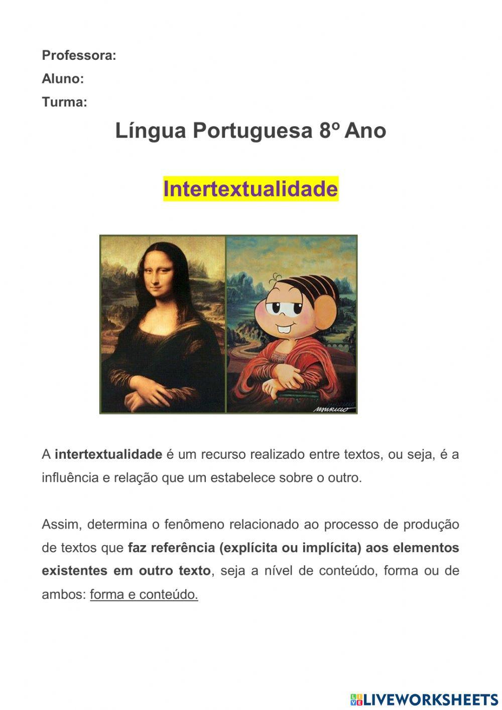 Intertextualidade