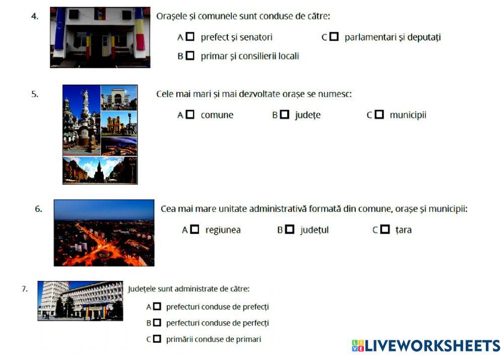 Organizarea administrativă a României