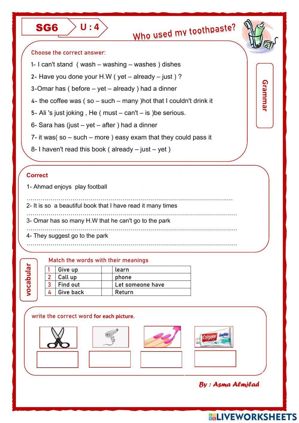 SG6 Revision U4