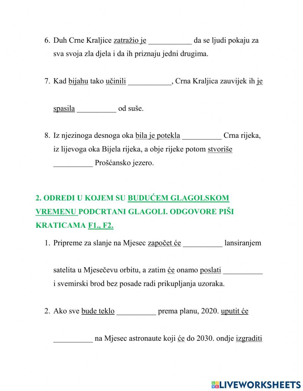 Glagolska vremena - 6.