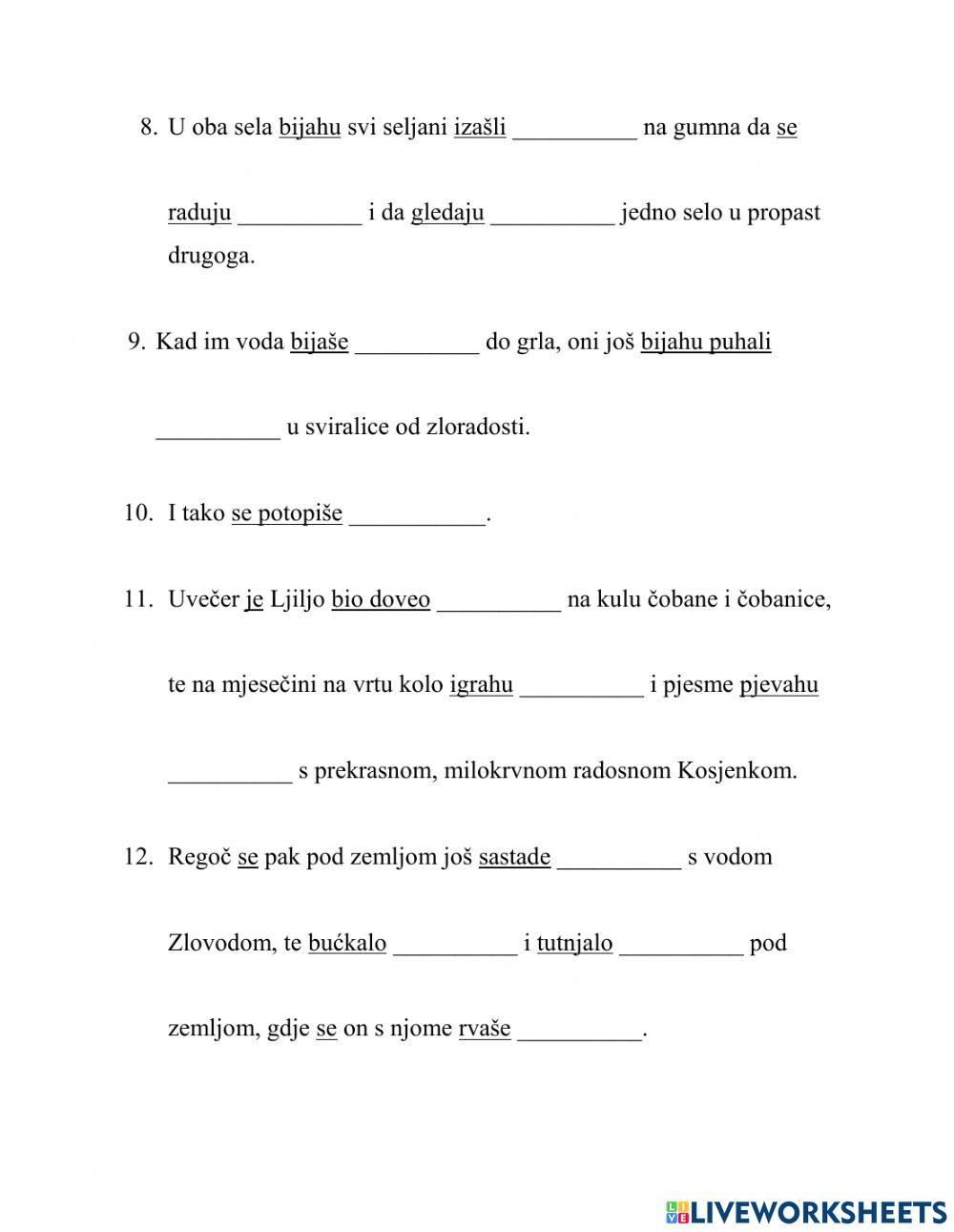 Glagolska vremena - 6.