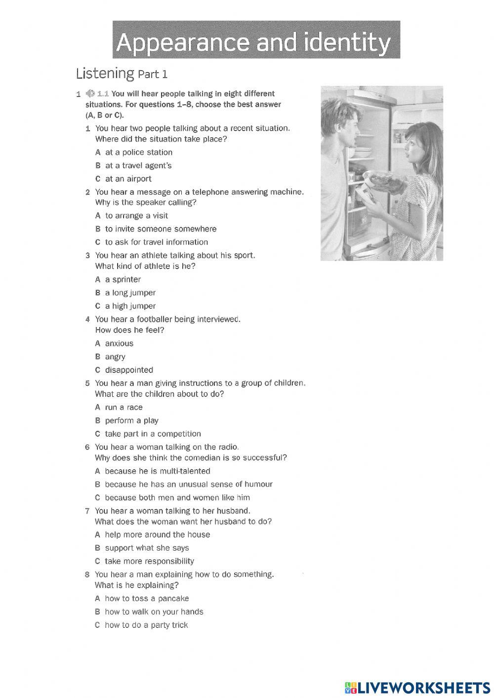 Appearance and identity