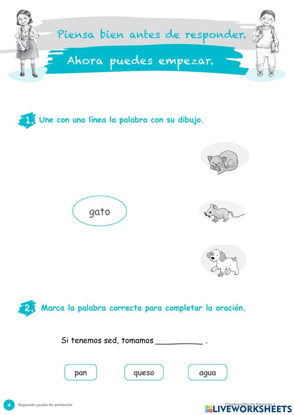 Evañuacion de segundo grado comunicacion