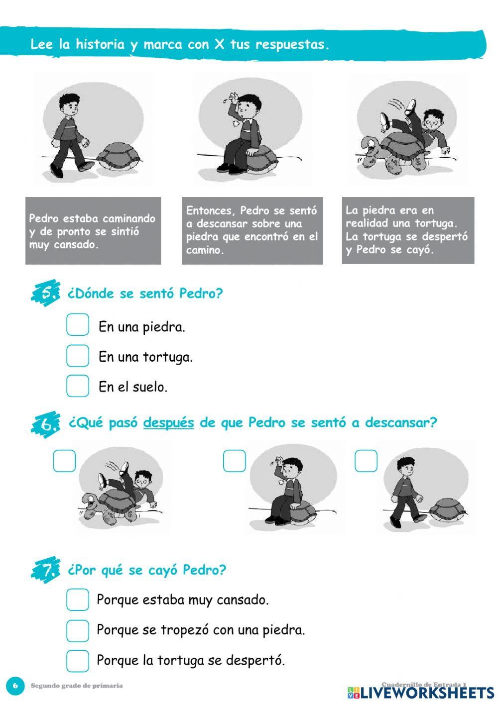 Evañuacion de segundo grado comunicacion