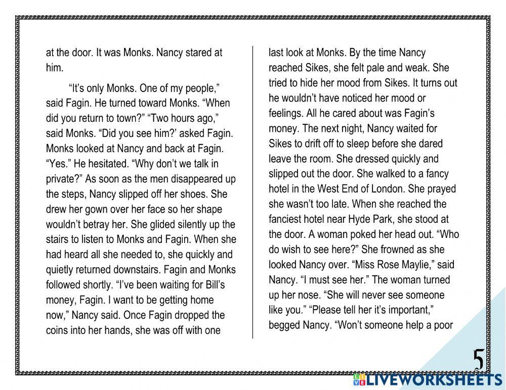 Oliver Twist: Chapters 11 - 13