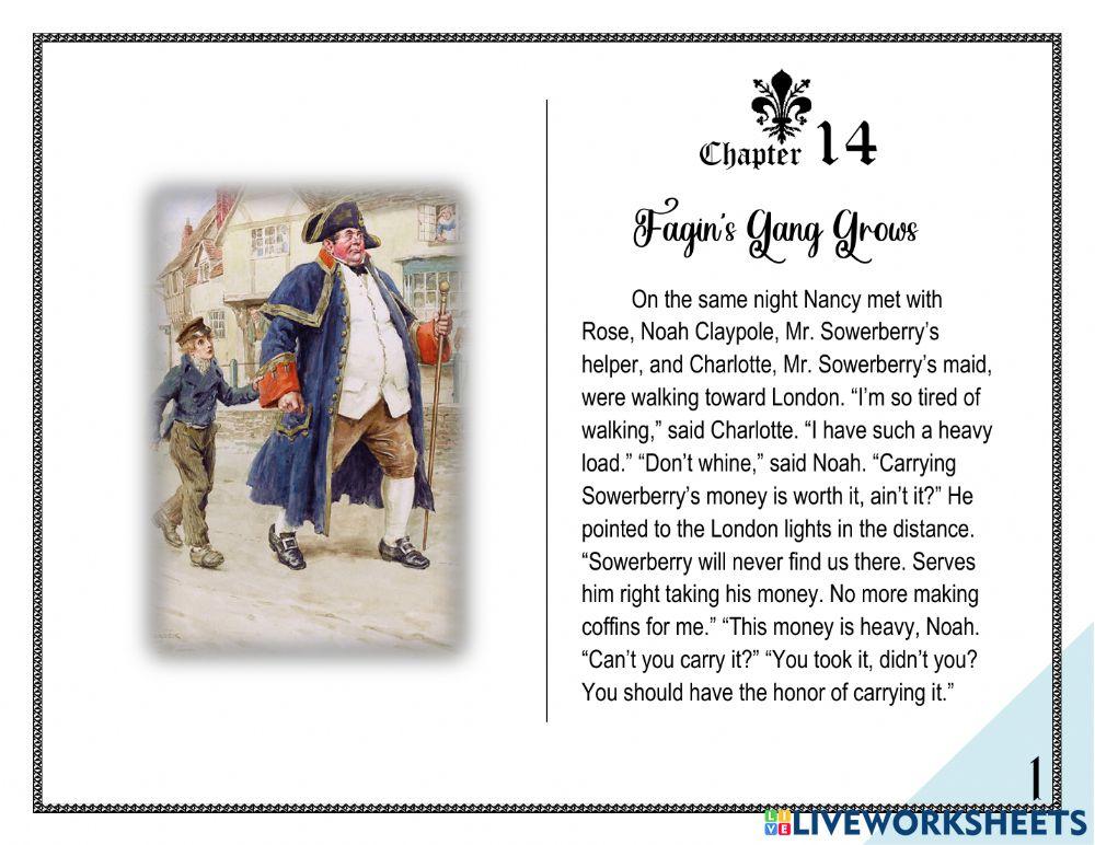 Oliver Twist - Chapters 14 and 15