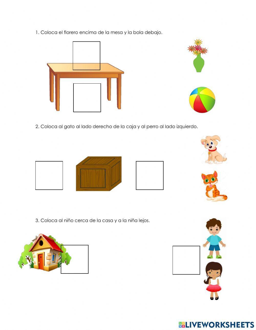 Ubicación espacial y números